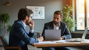 Especistas de negocios digitales y marketing trabajando