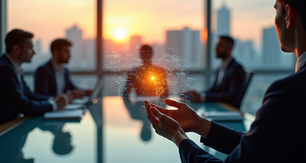 Equipo de profesionales de inteligencia artificial b2b