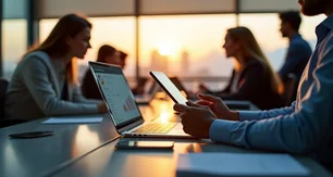 Empleados de Fintech en Argentina reunidos con especialistas de marketing digital