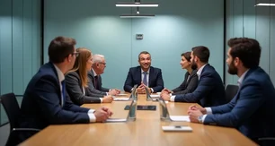 Equipo de directivos planificando la campa&ntilde;a de marketing en argentina