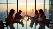 Equipo de Marketing trabajando despu&eacute;s del despliegue de una estrategia online