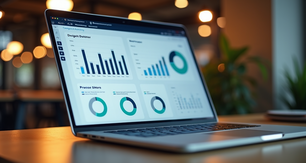 Tablero de control con KPIs de empresa B2B