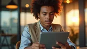 joven consumidor de redes sociales