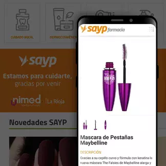 Caso de exito: saypfarmacia.com.ar